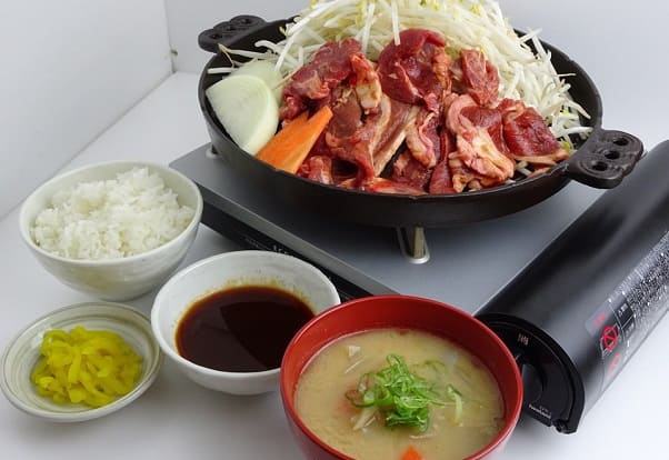 ジンギスカン定食